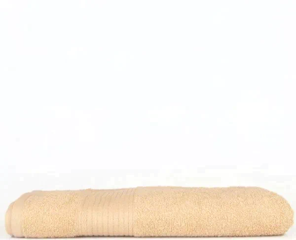 Полотенце махровое гладкокрашеное Турон Текс 50х90см, бежевый, 325г/м, хл 100%