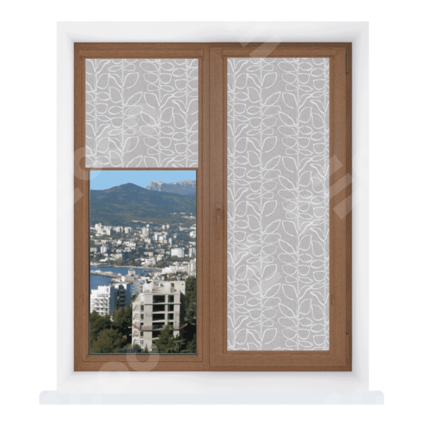 Рулонная штора Уни 2 Ботаник Кантри 08