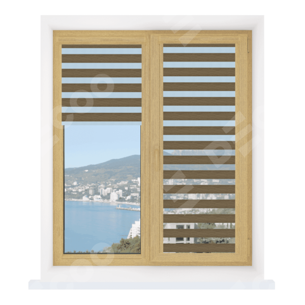 Рулонная штора День-ночь Уни 2 City 11, размеры от 20 до 120 см