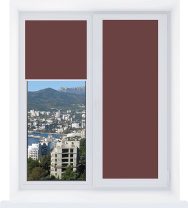 Рулонная штора Уни 2 Натали ВО баклажановый 98