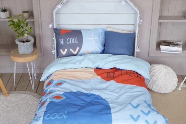 Постельное бельё «Этель» 1.5 сп Be cool 143*215 см, 150*214 см, 50*70 см -1 шт,100% хл, бязь