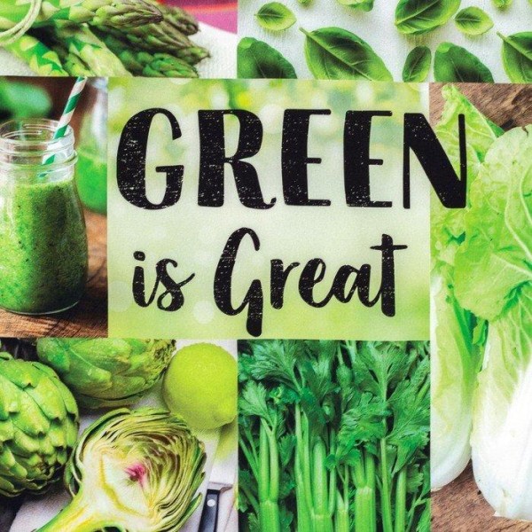Полотенце "Этель" GREEN 40х73 см, 100% хл, саржа 190 гр/м2