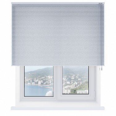 Горизонтальные жалюзи 9601 серебреные