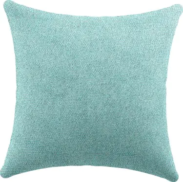 Подушка декоративная Cortin, лён димаут бирюзовый, 40х40 см