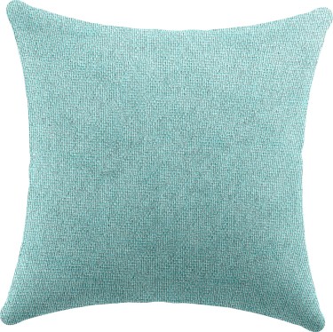 Подушка декоративная Cortin, лён димаут бирюзовый, 40х40 см
