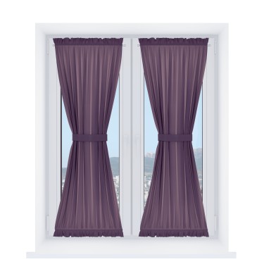 Штора песочные часы «Кортин» блэкаут однотонный фуксия