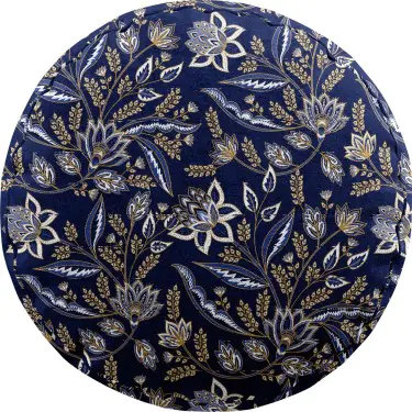 Подушка круглая Cortin «Индиго батик»