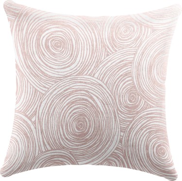 Подушка квадратная Cortin «Бежевые круги»