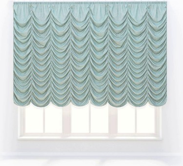 Французская штора «Кортин», ткань вельвет тиффани