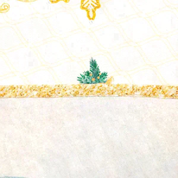 Скатерть "Этель" Golden Christmas  d=150 +/- 3см с ГМВО, 100%хл, саржа 190 гр/м2
