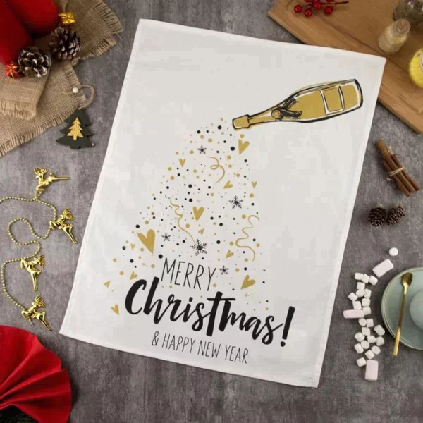 Полотенце "Этель" Champagne 46х60 см, 100% хл, саржа 190 гр/м2