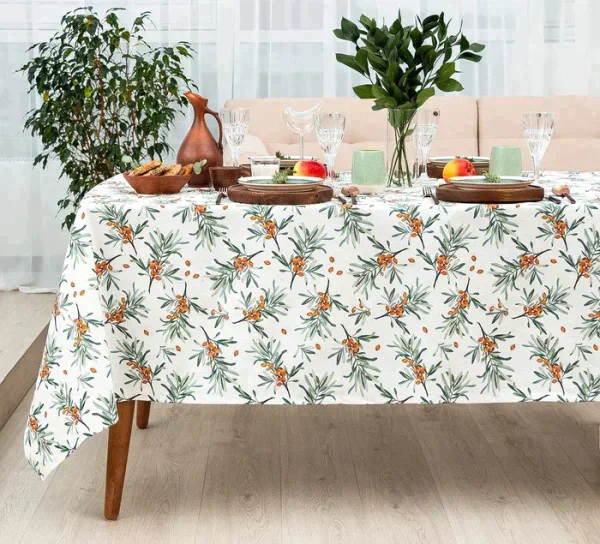 Скатерть "Этель" Berry garden 149х250 см, 100% хл, репс 210 г/м2