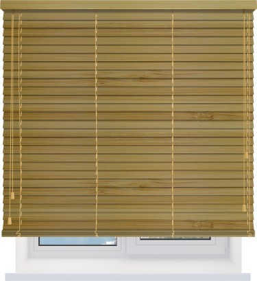 Бамбуковые жалюзи 50 мм. натуральный