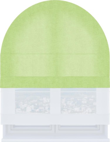 Римская штора «Кортин», канвас липовый, день-ночь для арочного проёма