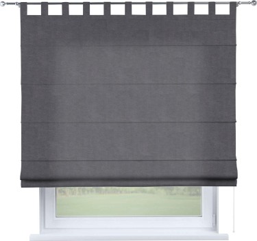 Римская штора «Кортин», канвас лавандовый, на петлях