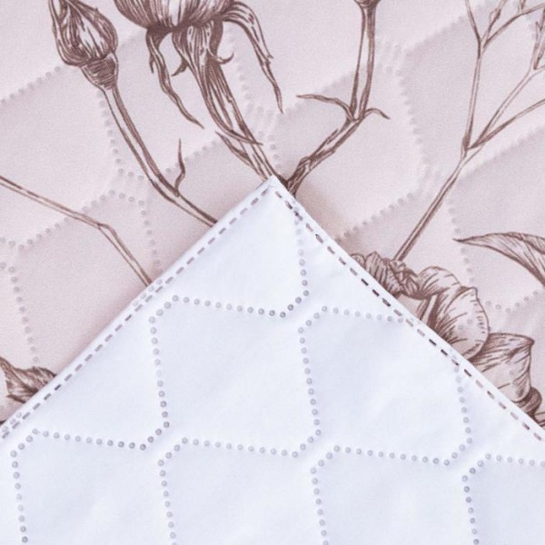 Комплект "Этель" Beige rose, покрывало 180х220  ±5 см и наволочки 50х70 - 2 шт, микрофибра