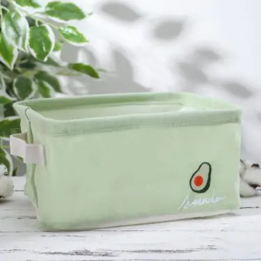 Корзина для хранения с ручками Доляна «Авокадо», 23×16×12 см, цвет фисташковый