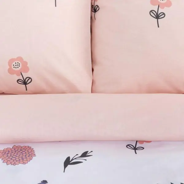 Постельное белье "Этель" евро Flower garden 200 *217 см, 220*240 см, 70*70 см -2 шт