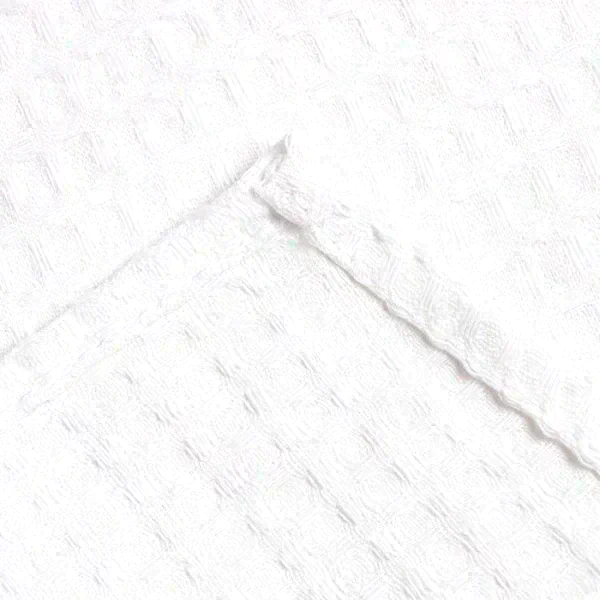 Полотенце 35х60 см, белый, вафля, 240 гр/м2, хлопок 100%