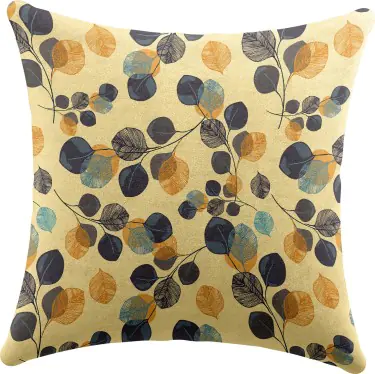 Подушка квадратная Cortin «Листья в янтаре»
