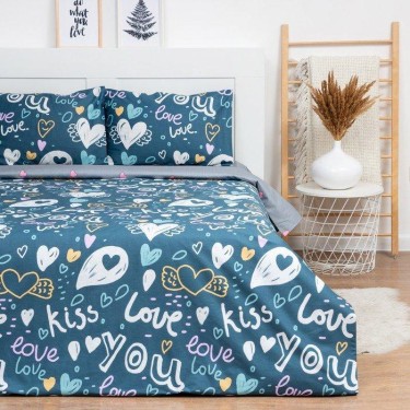 Постельное бельё LoveLife 2сп Love 175х215 см, 200х225 см, 50х70см-2шт, 100%хлопок, сатин, 125г/м
