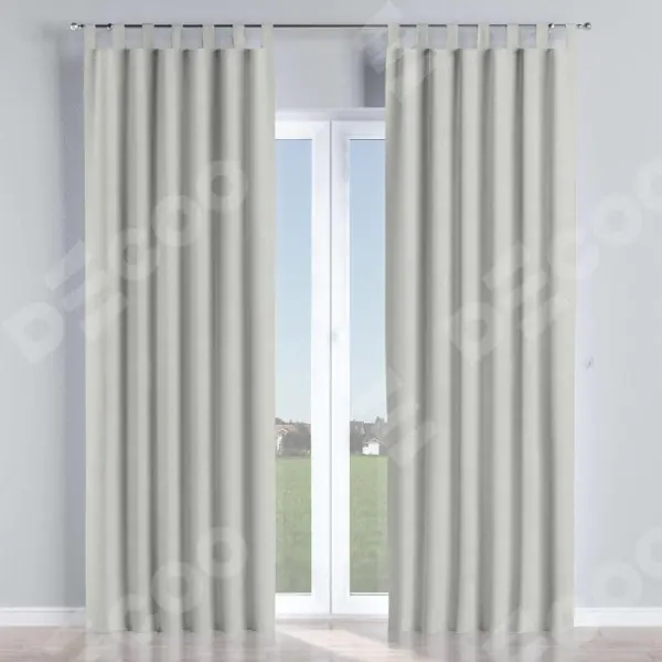 Комплект штор блэкаут однотонный милк, на петлях