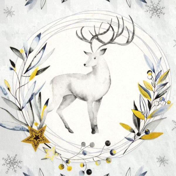 Новогоднее полотенце "Этель" Snow animals 40х73 см, 100% хл, саржа 190 гр/м2