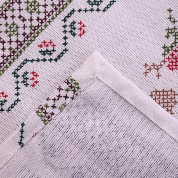 Полотенце  50х70 см, Розочки, рогожка, 170 гр/м2, хлопок 100%