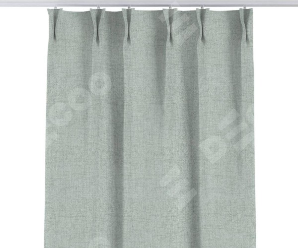 Комплект штор на тесьме «Кустик», рогожка димаут серый