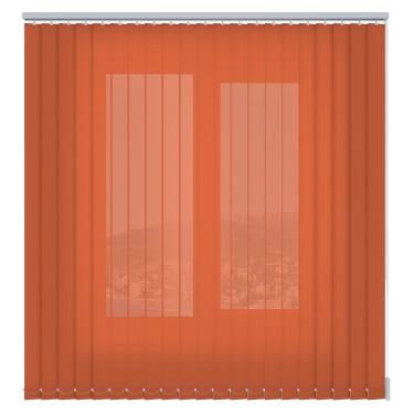 Вертикальные жалюзи Лайн 11 морковный new