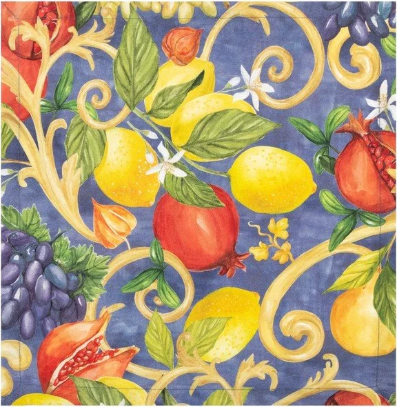 Набор столовый "Этель" Southern fruits скатерть 147*112 +/-2см с ГМВО, салф. 40х40 см - 4 шт