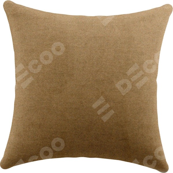 Подушка декоративная Cortin, лён димаут коричневый, 40х40 см