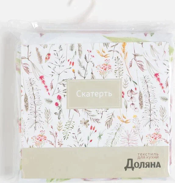 Скатерть Доляна «Цветочная сказка» 145х110 см, 100% п/э