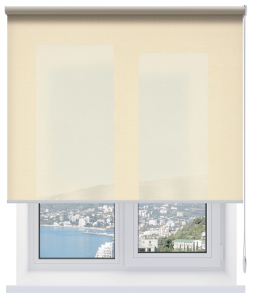 Рулонная штора Жемчуг лайт 22 молочный