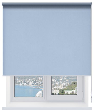 Рулонная штора Натали ВО 6543 голубой