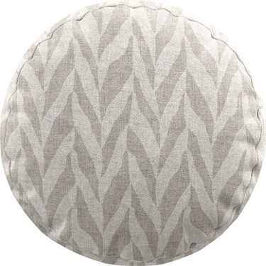 Подушка круглая Cortin «Песочный зебрано»