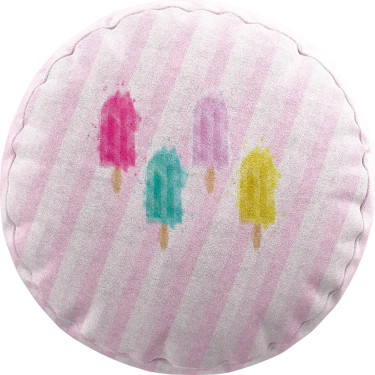 Подушка круглая Cortin «Фруктовое мороженое»