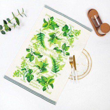 Полотенце 43*70 см, Орегано, мульти, 380 гр/м, хл