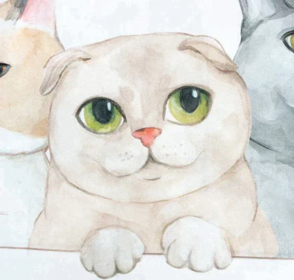 Постельное бельё Этель 1,5 сп "Happy cats" 143х215 см, 150х214 см, 50х70 см -1 шт, 100 % хлопок, бязь