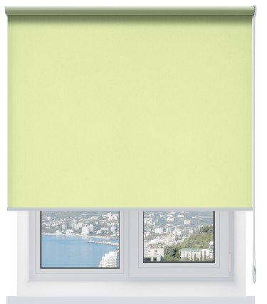 Рулонная штора Натали ВО 27 салатовый