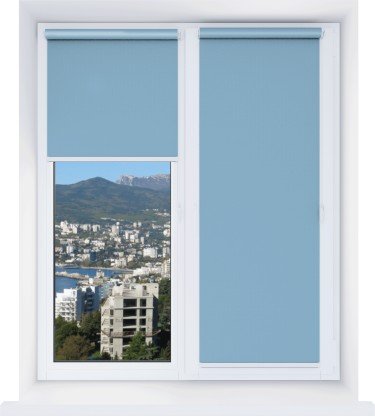 Рулонная штора Мини Респект DM 94 синий