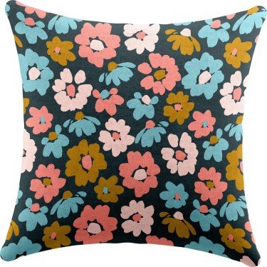 Подушка квадратная Cortin «Яркие цветы»