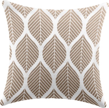 Подушка квадратная Cortin «Листья геометрия»