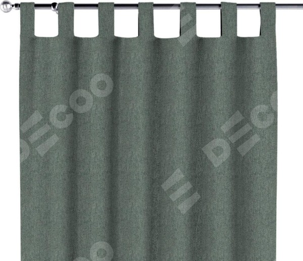 Комплект штор на петлях 2 шт. лён димаут серый