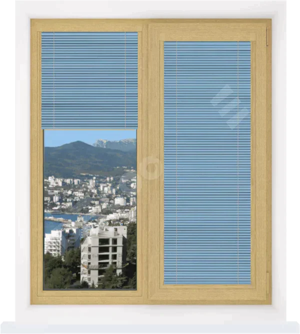 Жалюзи 491, голубой металлик, 25 мм
