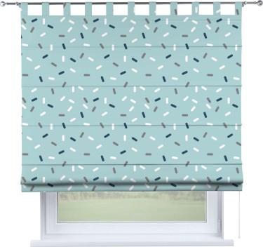 Римская штора «Кортин» на петлях «Короткие линии»