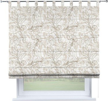 Римская штора на петлях «Ветви оливы»