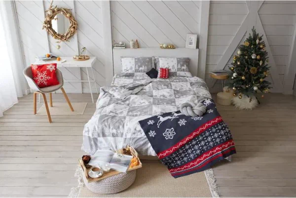 Постельное белье LoveLife 1,5сп " New year forest" 143*215см,150*225см,50*70см-2шт