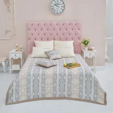 Покрывало хлопковое Этель «Бохо» 150х240 см, 100% хлопок, 300гр/м2