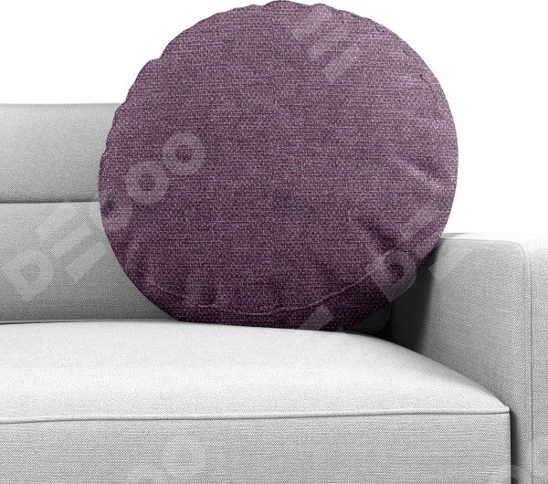 Подушка круглая Cortin лён димаут брусника